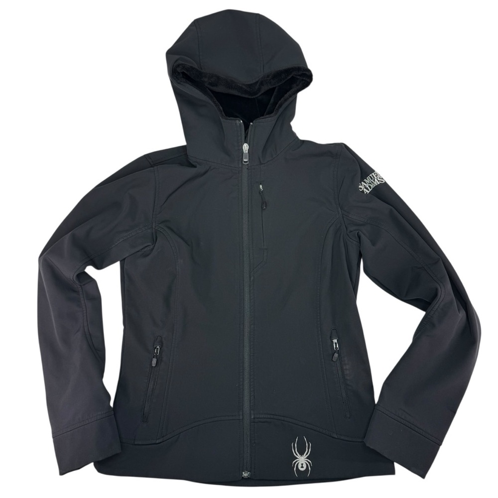 Spyder Women’s Soft Shell Black Zip Jacket M